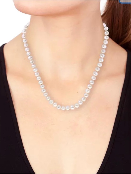 Effy Jewelry - NWT EFFY Sterling Silver 7-8 mm Freshwater Pearl Necklace 18in.